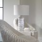 Cobalt Blue Drip Glaze Lamp