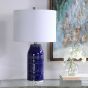 Embossed Tribal Design Lamp
