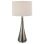 Blue Green Metallic Glass Lamp