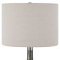 Blue Green Metallic Glass Lamp