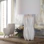 Modern White Embossed Lamp