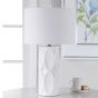 Mid-Century Ceramic White Lamp