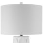 Mid-Century Ceramic White Lamp