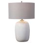 Simple Ivory Drip Glaze Lamp