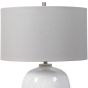 Simple Ivory Drip Glaze Lamp