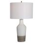 Two Toned Crackle Ceramic Lamp