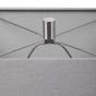 Gloss White Carved Table Lamp