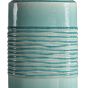 Teal Glaze Oval Column Lamp