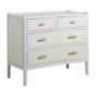 Soft Blue 4 Drawer Chest