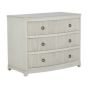 Curved-Front Marble Top Chest