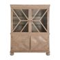 Wood Cabinet with Bun Feet