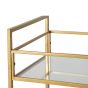 White Marble & Gold Bar Cart