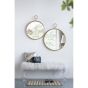 Round Gold Hoop Mirror