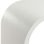 White Gesso Scroll Console