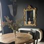 White Gesso Scroll Console