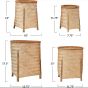 Small Bamboo Legged Basket