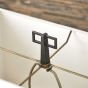 Rustic Grey Spire Buffet Lamp