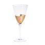 Red Wine Gold Leaf Glass