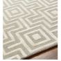 Sage & Cream Geometric Rug
