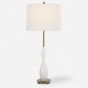 Curved Base White Lamp