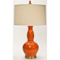 Orange Gourd Lamp