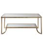 Gold Leaf Iron Coffee Table