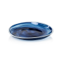 Indigo Alabaster Glass Plate