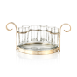 Six Shotglass Set Antique Gold