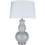 Light Grey Gourd Table Lamp