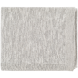 Light Grey Cotton Knitted Throw