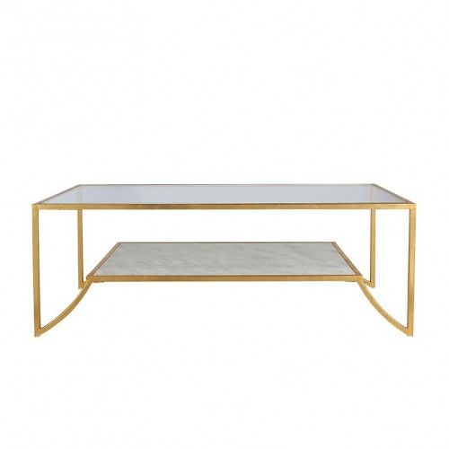 Gold Leaf Coffee Table
