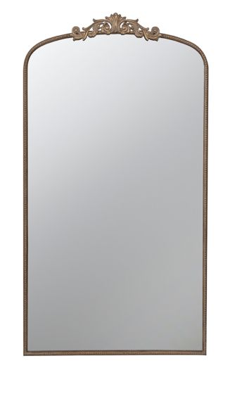 Floor-length Baroque Gold Mirror