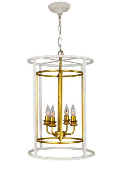 Simple Round Metal Lantern