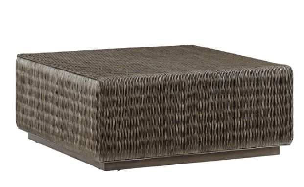 Woven Rattan Square Table