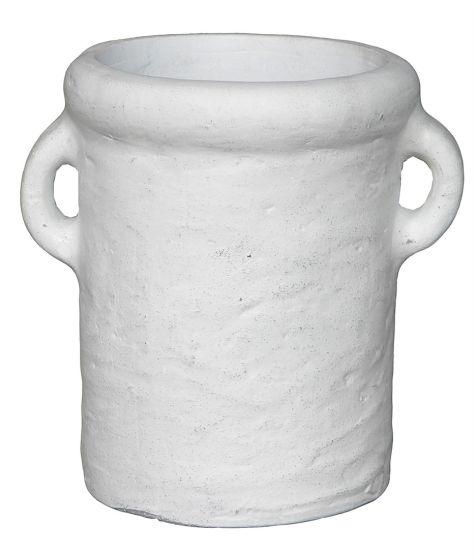 Small White Terracotta Pot