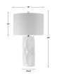Mid-Century Ceramic White Lamp