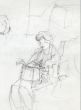 Woman Reading Sketch