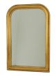 Antiqued Gold Leaf Mirror