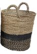 Small Black Seagrass Basket