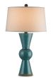 Teal Terracotta Table Lamp
