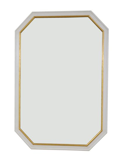 Octagon Silver and Gold Mirror