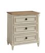 Linen & White 3 Drawer Chest