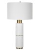 White & Gold Table Lamp