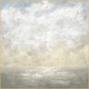 57" Square Abstract Landscape