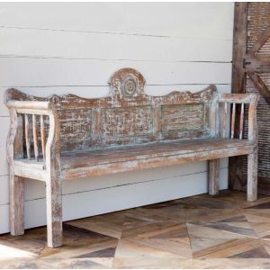 Painted Aged Bench