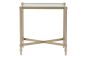 Champagne Metallic End Table