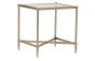Champagne Metallic End Table