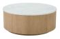 Round Carrara Cocktail Table