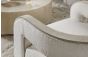 Lacquered Burlap Creamy Chair