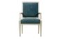 Grey Fawn Print Arm Chair